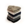 Strickmütze Zopf - Taupe | Wollweiß | Marine | Grau | Anthrazit | Schwarz