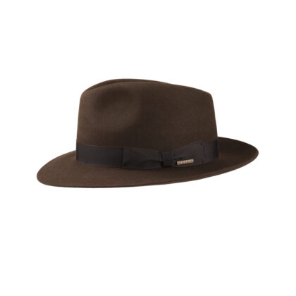 Stetson Fedora Furfelt Penn - Braun