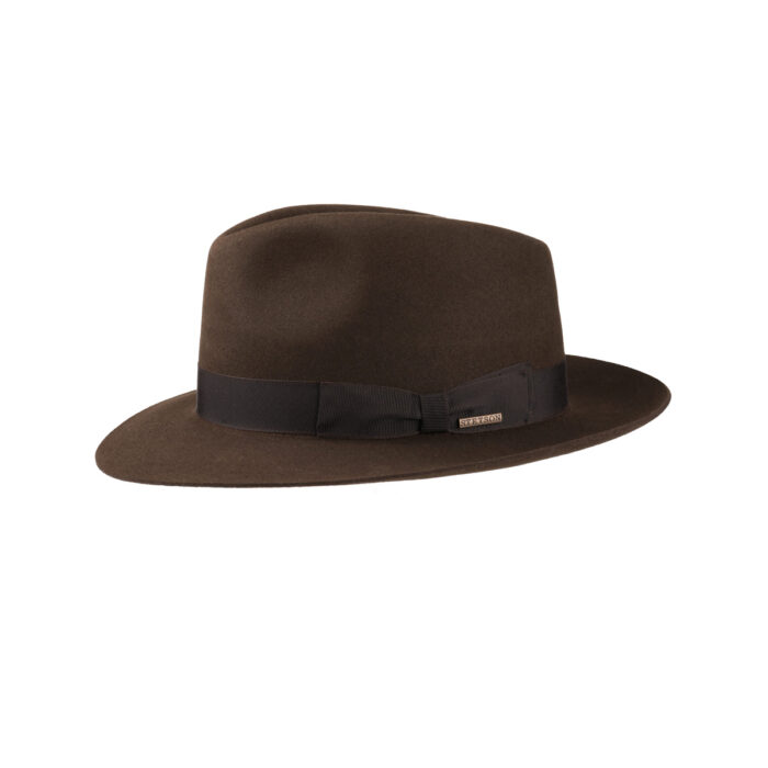 Stetson Fedora Furfelt Penn - Braun