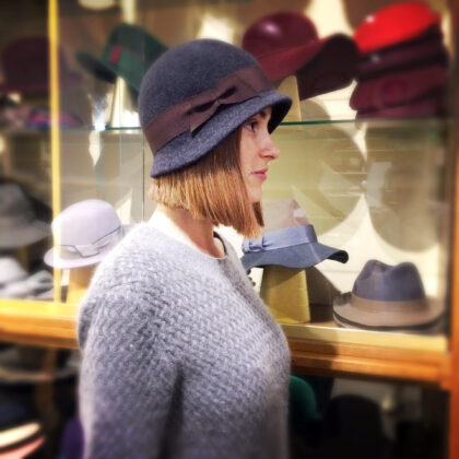 Kopfkur Lotte - Anthrazit