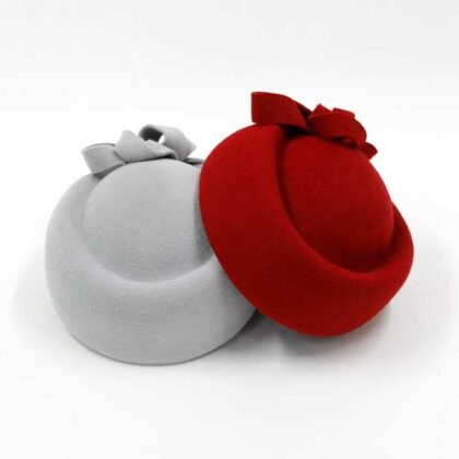 Atelier Falkenhagen Gloria | Hellgrau + Rot