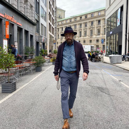 Atelier Falkenhagen Flint - Anthrazit / Pflaume