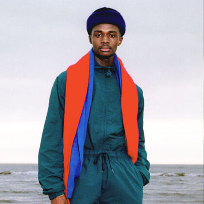 Le Bonnet Scarf | Crimson und Royal