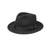 Stetson Fedora Furfelt Penn - Schwarz