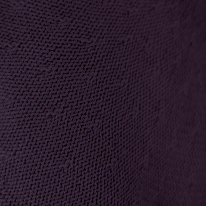 Baskenmütze Baumwolle Sommer Rollrand - Pflaume