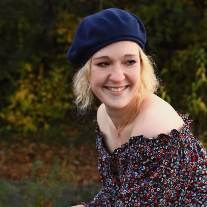 Baskenmütze Baumwolle Sommer Rollrand