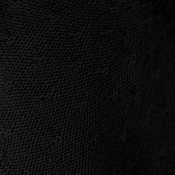 Baskenmütze Baumwolle Sommer Rollrand - Schwarz