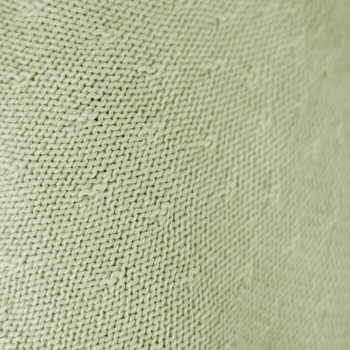 Baskenmütze Baumwolle Sommer Rollrand - Lindgrün