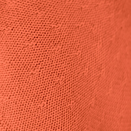 Baskenmütze Baumwolle Sommer Rollrand - Orange