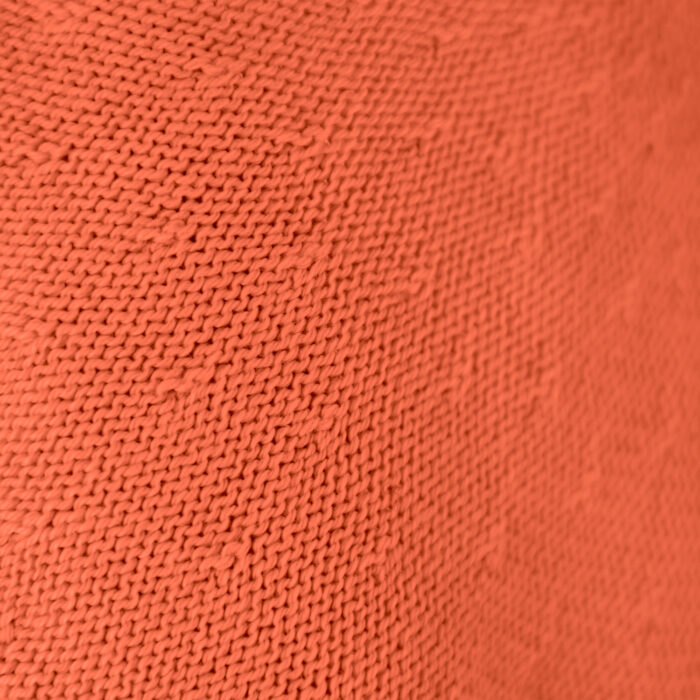 Baskenmütze Baumwolle Sommer Rollrand - Orange