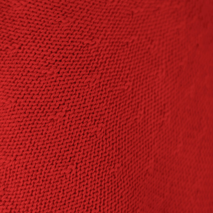 Baskenmütze Baumwolle Sommer Rollrand - Rot