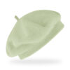 Baskenmütze Baumwolle Sommer - Lindgrün