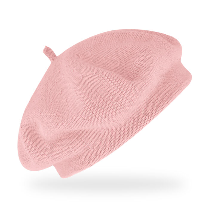 Baskenmütze Baumwolle Sommer - Rosé