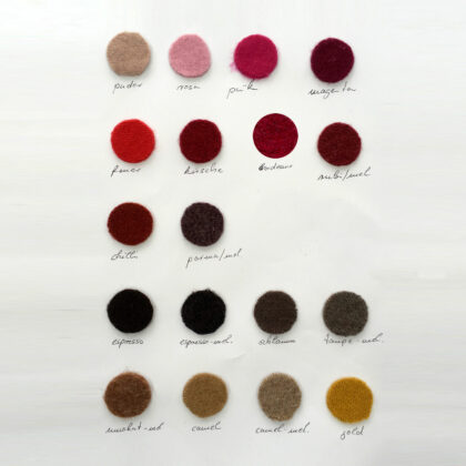 Kopfkur Farbkarte - Marit | Lotte | Mia - ROTTÖNE