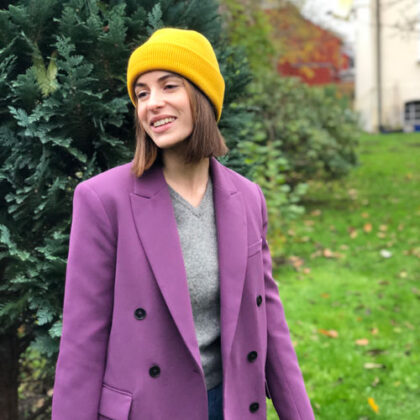 Grote Strickmütze Umschlag