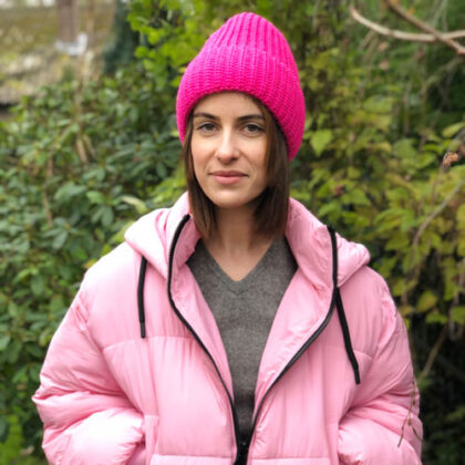 Grote Strickmütze Umschlag