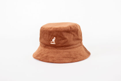 Kangol Cord Bucket hellbraun