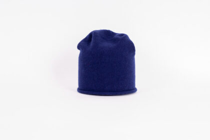 Strickmütze Kaschmir Rollrand