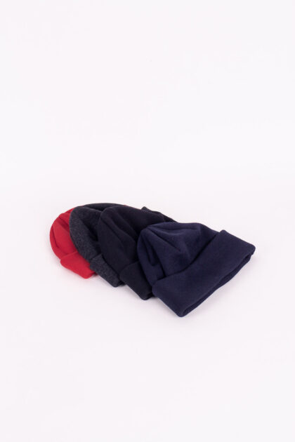 Strickmütze Umschlag Merino kurz