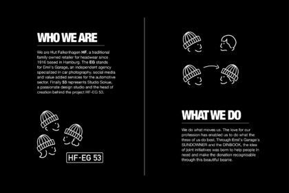 WE CARE Strickmütze HF x EG