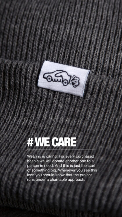 WE CARE Strickmütze HF x EG