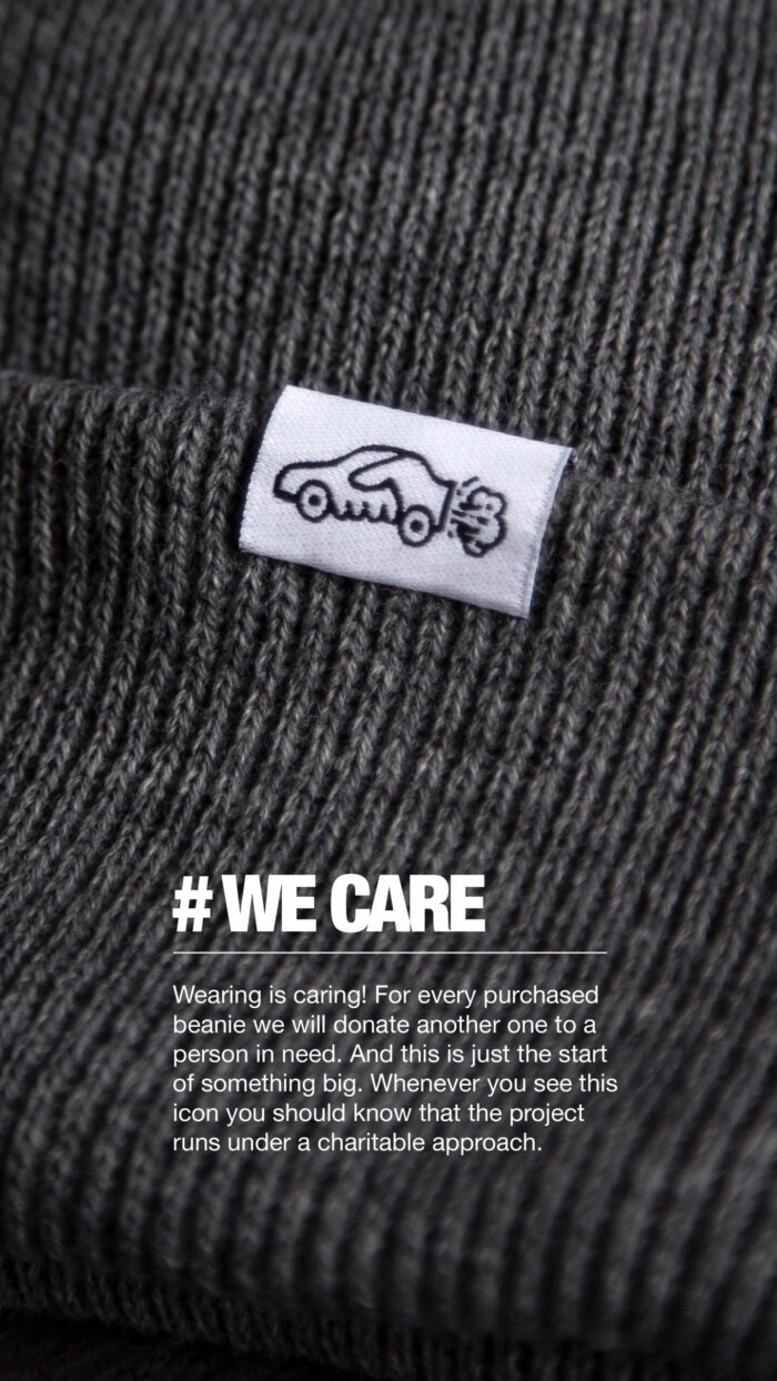 WE CARE Strickmütze HF x EG