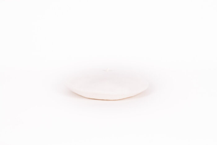 Baskenmütze Wolle Winter Wollweiß Baskenmütze Wolle Winter