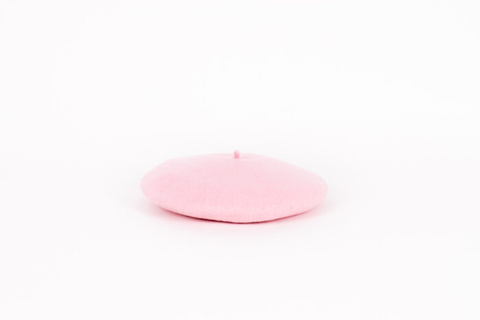 Baskenmütze Wolle Winter Rosa Baskenmütze Wolle Winter