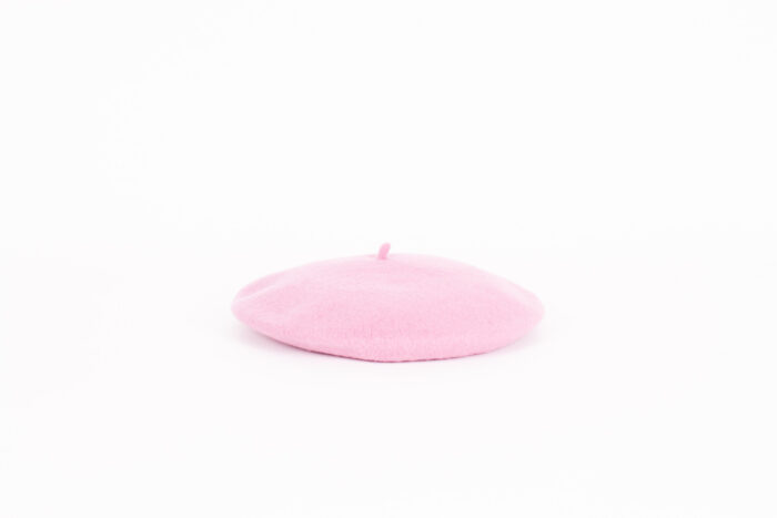 Baskenmütze Wolle Winter Malve Baskenmütze Wolle Winter