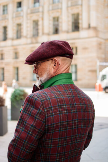 Stetson Hatteras Wool Herringbone