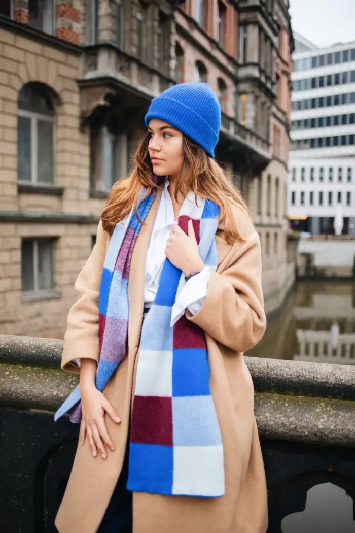 Le Bonnet Schal kariert Le Bonnet Schal kariert Le Bonnet Beanie