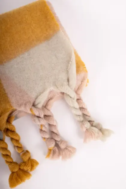 Seeberger gewebter Schal mit Karomuster