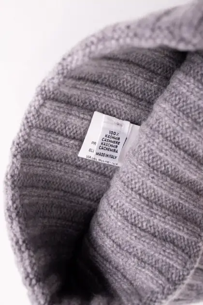 Strickmütze Kaschmir Cuffia