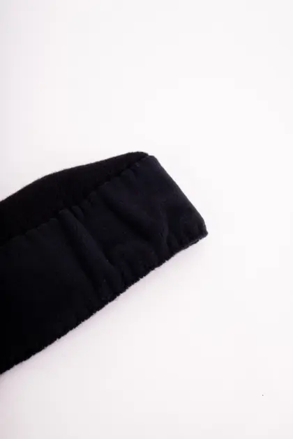 Grote Strickmütze mit Baumwollfleece