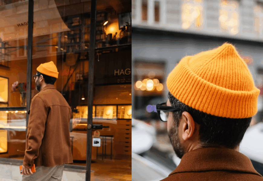 Beanie Orange Peel