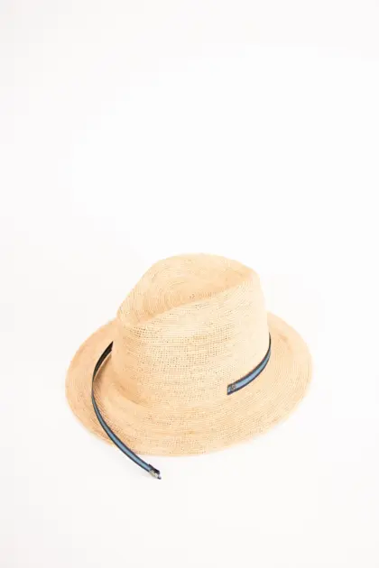 Borsalino Argentina Fine Raffia Crochet