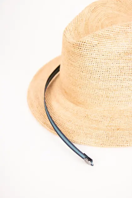 Borsalino Argentina Fine Raffia Crochet