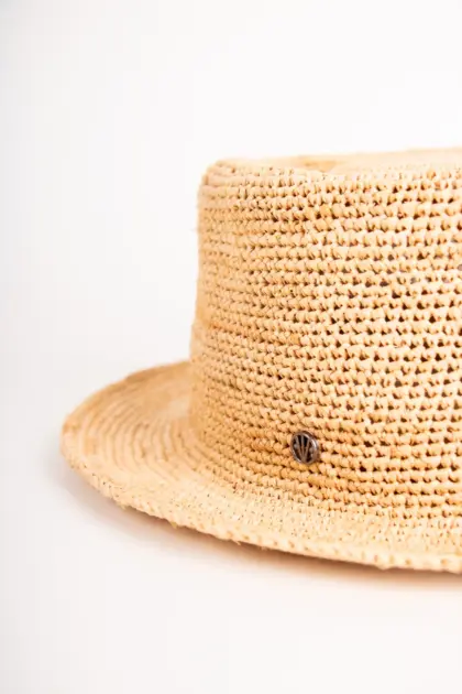 Loevenich kleiner Raffia Bucket Hat