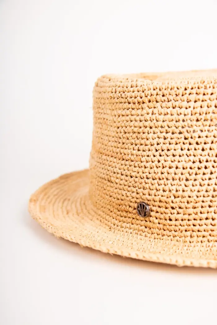 Loevenich kleiner Raffia Bucket Hat