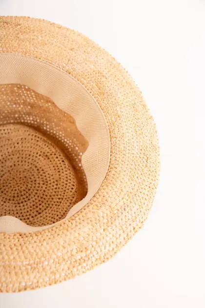Loevenich kleiner Raffia Bucket Hat