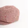 Brixton Brood LW Snap Cap kariert bordeaux