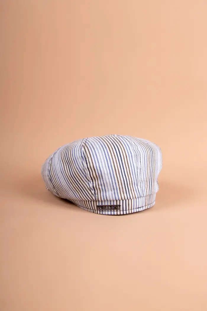 Stetson Hatteras Ballonmütze Linen Stripe