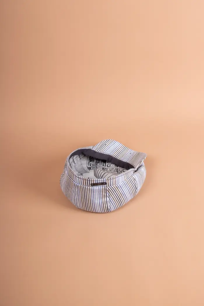 Stetson Hatteras Ballonmütze Linen Stripe