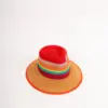 Bedacht Fedora Strohhut multicolor