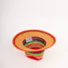 Bedacht Fedora Strohhut multicolor