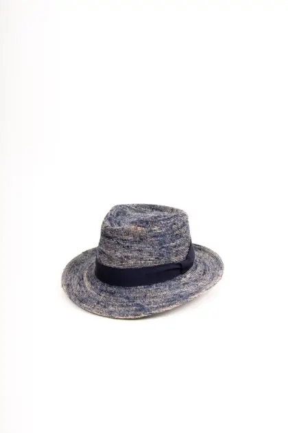 Fiebig Fedora Raffia Strohhut melange