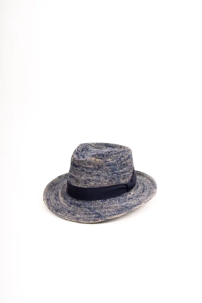 Fiebig Fedora Raffia Strohhut melange