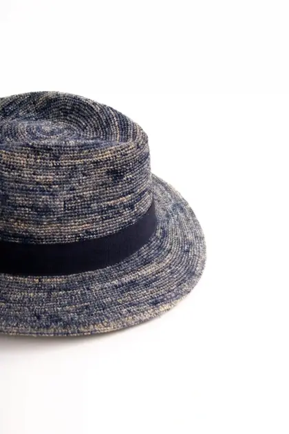 Fiebig Fedora Raffia Strohhut melange