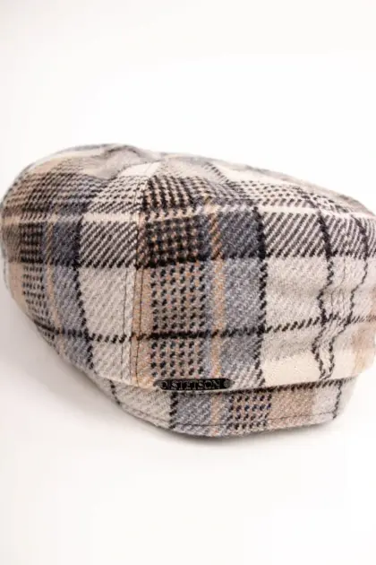 Stetson Hatteras Alpaca Wool Check