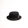 Stetson Pork Pie Woolfelt mit Entenfeder